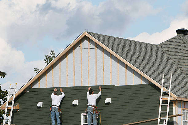 Professional Storm Damage Siding Repair technician working in North Brunswick, NJ